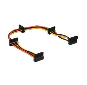 Cablexpert Кабеля питания SATA,  4x15pin (M) / 15pin (F),  40см  (CC-SATAMF-03)