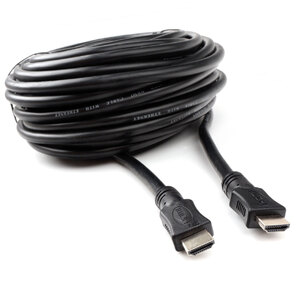 Кабель HDMI Cablexpert CC-HDMI4L-20M,  20м,  v2.0,  19M / 19M,  серия Light,  черный,  позол.разъемы,  экран,  пакет