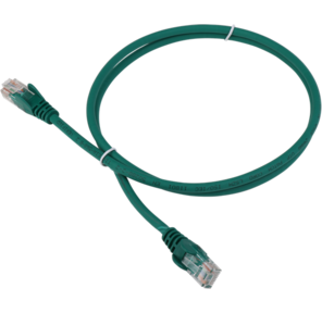Патч-корд LANMASTER LSZH UTP кат.5e,  5.0 м,  зеленый