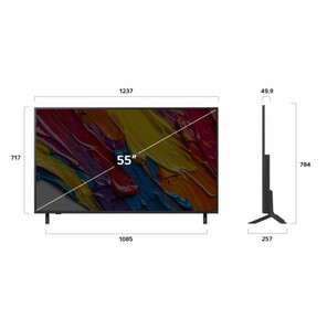 Телевизор LED LG 55" 55QNED82A6B.ARUG черный титан 4K Ultra HD 60Hz DVB-T DVB-T2 DVB-C DVB-S DVB-S2 USB WiFi Smart TV  (RUS)