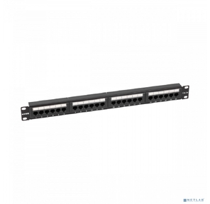 Патч-панель NTSS NTSS-PP-1U-24-UTP-RJ45-5E-D 19" 1U 24xRJ45 кат.5E UTP