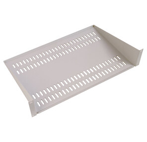 Полка перфорированная консольная 2U,  глубина 200мм