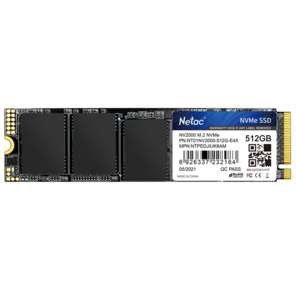 Netac NT01NV2000-512-E4X NV2000 PCIe 3 x4 M.2 2280 NVMe 3D NAND SSD 512GB,  R / W up to 2500 / 1950MB / s