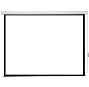 Lumien Eco Control [LEC-100107] Экран с электроприводом 183x244 см  (раб. область 175х236 см) Matte White  черная кайма по периметру 4:3