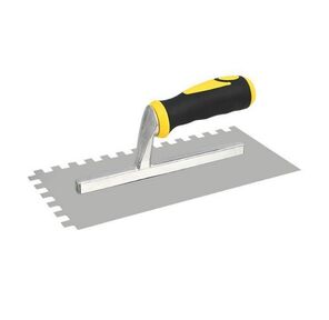 Отделочный инструмент Deli Кельма зубчатая прямоугольная Deli DL509321  280х130мм,  зуб 10*10,  нержавеющая сталь