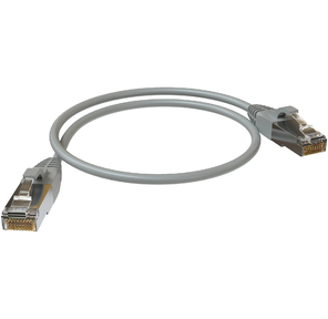 Патч-корд Sysmatrix PC 4545.5ES26.05LSZHGY F / UTP RJ-45 вил.-вилка RJ-45 кат.5E 0.5м серый LSZH