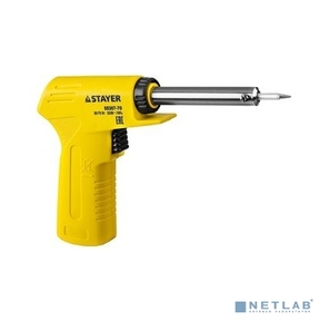 Паяльник STAYER 55307-70  master с пистолетной пластмассовой рукояткой 30 - 70Вт конус