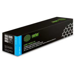 Картридж лазерный Cactus CSP-W2211X голубой  (2450стр.) для HP M255 / MFP M282 / M283