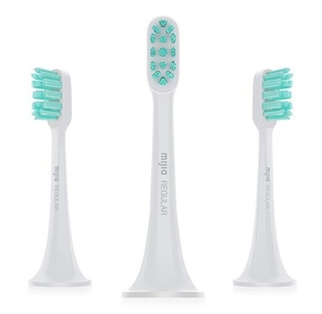 Насадка для электрической щетки Xiaomi насадка для электрической зубной щетки  Mi Electric Toothbrush Head 3-pack,  regular Light Grey