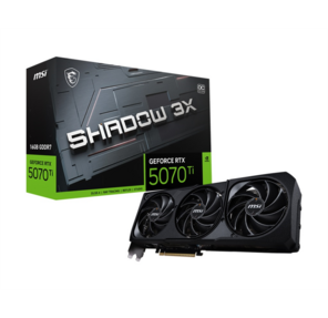 Видеокарта PCIE16 RTX5070TI 16GB RTX 5070 Ti 16G SHADOW 3X OC MSI
