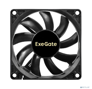 Вентилятор 12В DC ExeGate EX08015B3P  (80x80x15 мм,  2-Ball  (двойной шарикоподшипник),  3pin,  2000RPM,  21dBA)