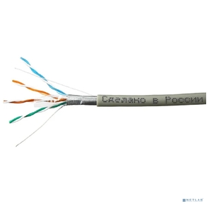 SkyNet Кабель FTP indoor 4x2x0, 51,  медный,  FLUKE TEST,  кат.5e,  однож.,  305 м,  box,  серый [CSP-FTP-4-CU]