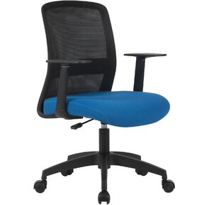 Кресло Cactus CS-MC333-BKBL черный сиденье темно-синий