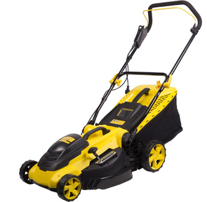 CHAMPION Газонокосилка эл. EM4118 { 1, 8 кВт пласт.+ткань травосб. 50л ширина 420мм 25-75мм,  13кг }