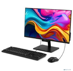 Моноблок Digma Action 23.8" Full HD N95  (1.7) 8Gb SSD256Gb UHDG CR Windows 11 Pro GbitEth WiFi BT 60W клавиатура мышь Cam черный 1920x1080