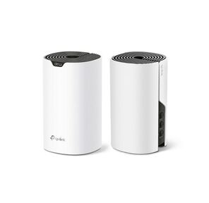 TP-Link Deco S7 (2-pack) Домашняя Mesh Wi-Fi система AC1900,  до 600 Мбит / с на 2, 4 ГГц + до 1300 Мбит / с на 5 ГГц,  WAN / LAN 3x1Гбит / с,  3 встроенные антенны