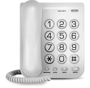 TEXET TX-262 светло-серый