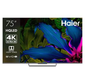75" Телевизор HAIER Smart TV S2 Pro QLED,  4K Ultra HD,  черный,  СМАРТ ТВ,  Android TV