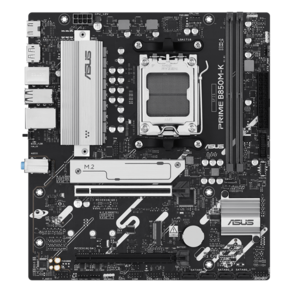 Материнская плата ASUS PRIME B850M-K,  AM5,  B850,  2*DDR5,  4*SATA,  2*M.2,  4*USB 3.2,  4*USB 2.0,  3*PCIx16,  2*PCIx1,  DP+HDMI,  mATX