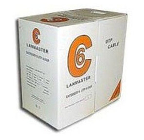 Кабель Lanmaster TWT-6UTP-GY 305м UTP 4 pairs Cat 6 PVC Grey