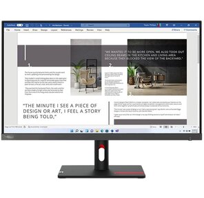 Монитор Lenovo 27" ThinkVision S27i-30 черный IPS LED 4ms 16:9 HDMI матовая 1300:1 300cd 178гр / 178гр 1920x1080 100Hz VGA 4.76кг