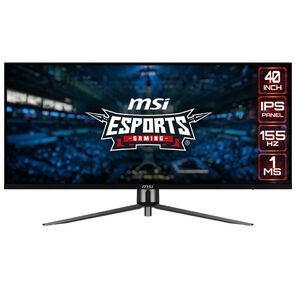 Монитор 40" MSI MAG401QR Black  (IPS,  3440x1440,  HDMI+HDMI+DP+Type C,  USB,  1 ms,  178° / 178°,  400 cd / m,  1000:1  (100M:1),  155Hz)