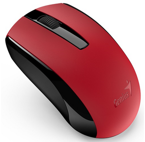 Мышь Genius беспроводная ECO-8100 красная  (Red)