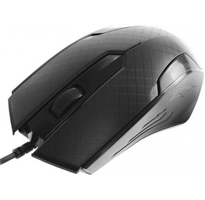 Мышь проводная CROWN CMM-100,  3 кнопки; 1000DPI; Длина провода: 1.3м; USB; пластик ,  Plug & Play  (Black)