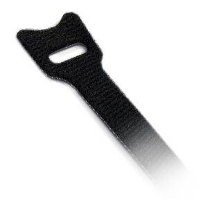 Hyperline WASN-310-BK-10 Хомут для кабеля,  липучка с мягкой застежкой,  310x14 мм,  черный  (10 шт.)