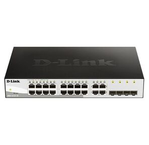 Коммутатор D-Link DGS-1210-16 / G2A Настраиваемый L2 коммутатор с 16 портами 10 / 100 / 1000Base-T и 4 комбо-портами 100 / 1000Base-T / SFP