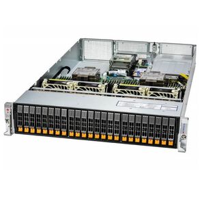 Платформа системного блока SuperMicro SYS-221H-TN24R 2U Hyper with 24 hot-swap 2.5" NVMe / SAS / SATA bays and 4 PCIe 5.0 x16 slots + up to 2 PCIe 5.0 x16 AIOM slots