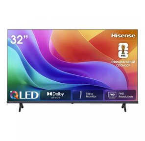 Телевизор QLED Hisense 32" 32A5S Frameless черный FULL HD 60Hz DVB-T DVB-T2 DVB-C DVB-S DVB-S2 USB WiFi Smart TV  (RUS)