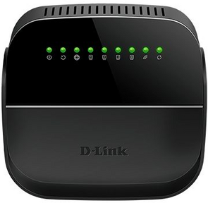 Роутер беспроводной D-Link DSL-2740U / R1A ADSL черный