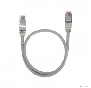Патч-корд F / UTP,  CAT 5e,  RJ45-RJ45,  26AWG,  ZH нг (А)-HF,  серый,  0, 5м  REXANT