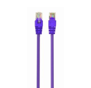 Патч-корд UTP Cablexpert кат.5e,  0.5м,  литой,  многожильный  (фиолетовый)