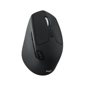 Мышь беспроводная Logitech M720 Triathlon черная,  оптическая,  1000dpi,  Bluetooth + 2.4GHz,  USB-ресивер  (Logitech Unifying®),  8 кнопок,  под правую руку