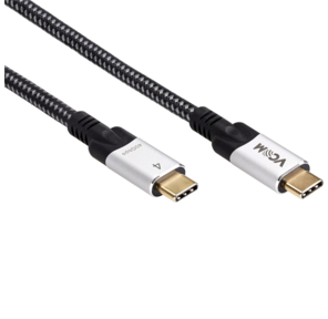 Vcom CU560-1.2M Кабель USB4 TCM--TCM,  5K@60Hz,  40GBps,  PD 240W,  5A,  1.2м