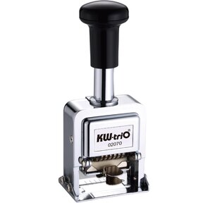 KW-trio 20700,  Нумератор 7-и разрядный авт.,  высота цифр - 4, 2 мм,  метал.