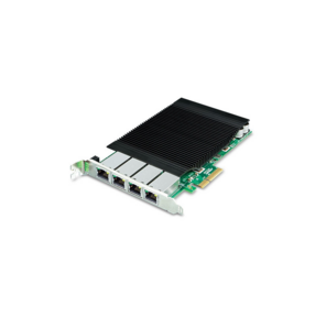 PLANET 4-Port 10 / 100 / 1000T 802.3at PoE+ PCI Express Server Adapter  (120W PoE budget,  PCIe x4,  -10 to 60 C,  Intel Ethernet Controller)