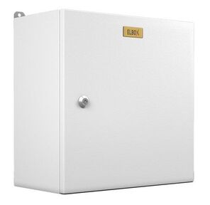 Шкаф настенный ЦМО EMW-400.400.210-1-IP66 9U 400x210мм пер.дв.стал.лист несъемные бок.пан. 50кг серый