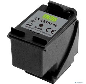 Картридж струйный Cactus CS-CZ101AE № 650 черный  (18мл) для HP 1015 / 1515 / 1516 / 2515 / 2545 / 2546 / 2645 / 3515