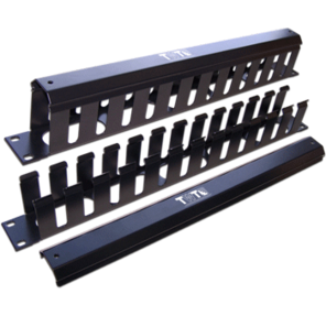 Lanmaster TWT-ORG / CV-1U Органайзер кабельный 19" c крышкой. 1U