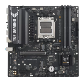 Материнская плата ASUS TUF GAMING A620AM-PLUS,  AM5,  A620A,  4*DDR5,  4*SATA,  2*M.2,  2*USB 3.2,  4*USB 2.0,  1*PCIx16,  1*PCIx1,  2*DP+HDMI,  mATX;