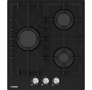 Газовая варочная поверхность Hyundai HHG 4333 BG черный