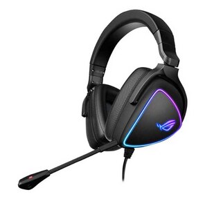 ROG Delta S Headset w /  Mic Wired  (USB) 387g 20-40000Hz 50mm Drivers  (90YH02K0-B2UA00)  (659680)