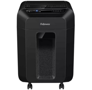 Fellowes Шредер AutoMax 80M FS-46215 ,  минирезка,  DIN P-4,  4х12 мм,  автоподача 80 лст.,  17 лтр.,  автореверс,  уничт.: скобы,  скрепки,  пл. карты