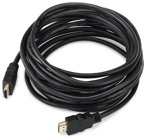 Кабель аудио-видео Buro HDMI  (m) / HDMI  (m) 5м. феррит.кольца Позолоченные контакты черный  (BHP RET HDMI50)