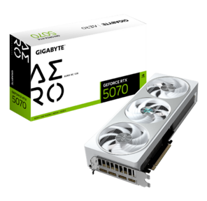 Видеокарта Gigabyte RTX5070 AERO OC 12GB GDDR7 192bit 3xDP HDMI 3FAN RTL