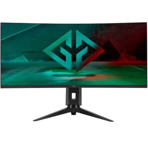 Монитор GMNG 34" Gaming GM-34C11W черный LED 1ms 21:9 HDMI M / M матовая HAS Piv 4000:1 300cd 178гр / 178гр 3440x1440 G-Sync DP 2K 8.57кг