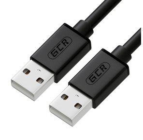 Greenconnect Кабель интерфейсный USB 2.0 1m [GCR-UM2M-BB2S-1.0m] AM  /  AM,  AWG 28 / 28 Premium,  двойное экранирование,  антифриз,  черный